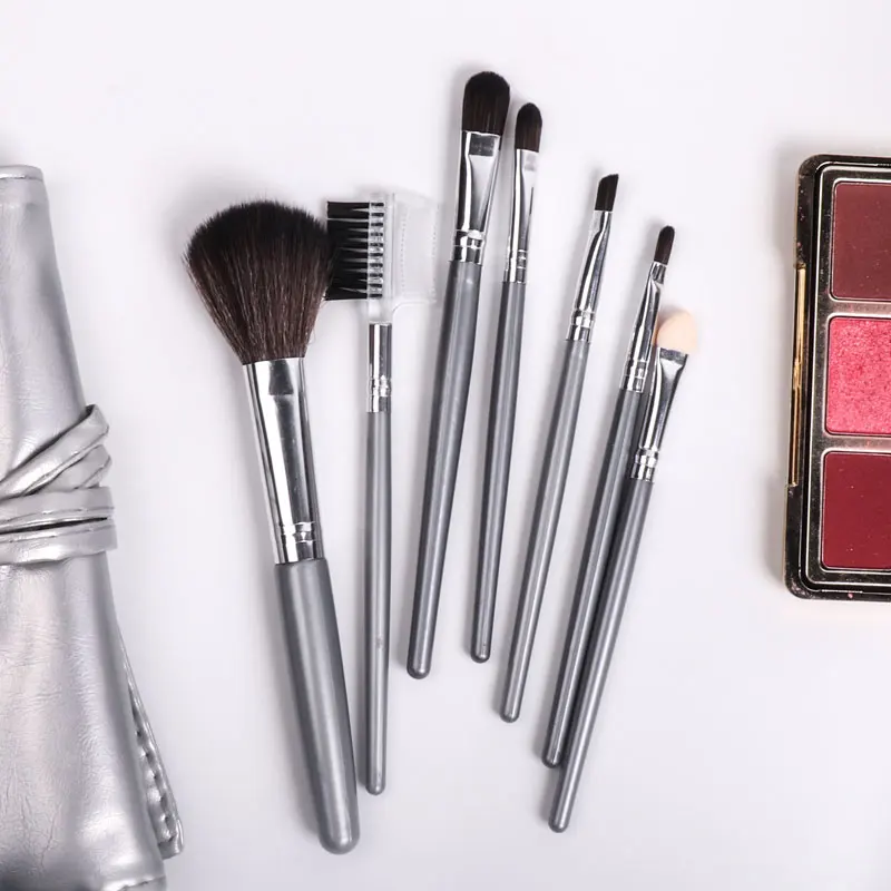 Dighealth 7pcs Makeup Brushes Set High Quality Cosmetics Brush Soft Synthetic Hair Blush Eye shadow Lips Beginner Make Up | Красота и