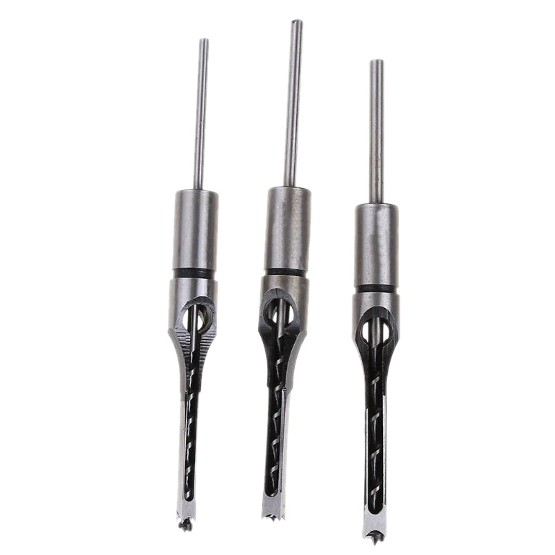 

Square Tenon Machine Drill Bit Deep Hole Woodworking Reaming Drill Wood Puncher