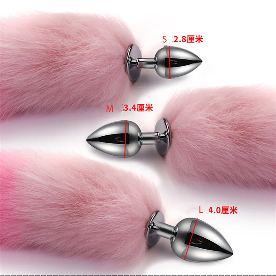 Лисий хвост огромная Анальная пробка анальные интимные игрушки для женщин