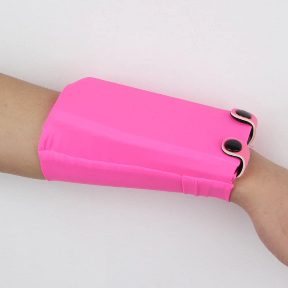 

Gym Sports Large Capacity Outdoor Jogging Daily Running Universal Snap Design Arm Pack Nylon Wrist Bag For 7 Inch Mobile Phone