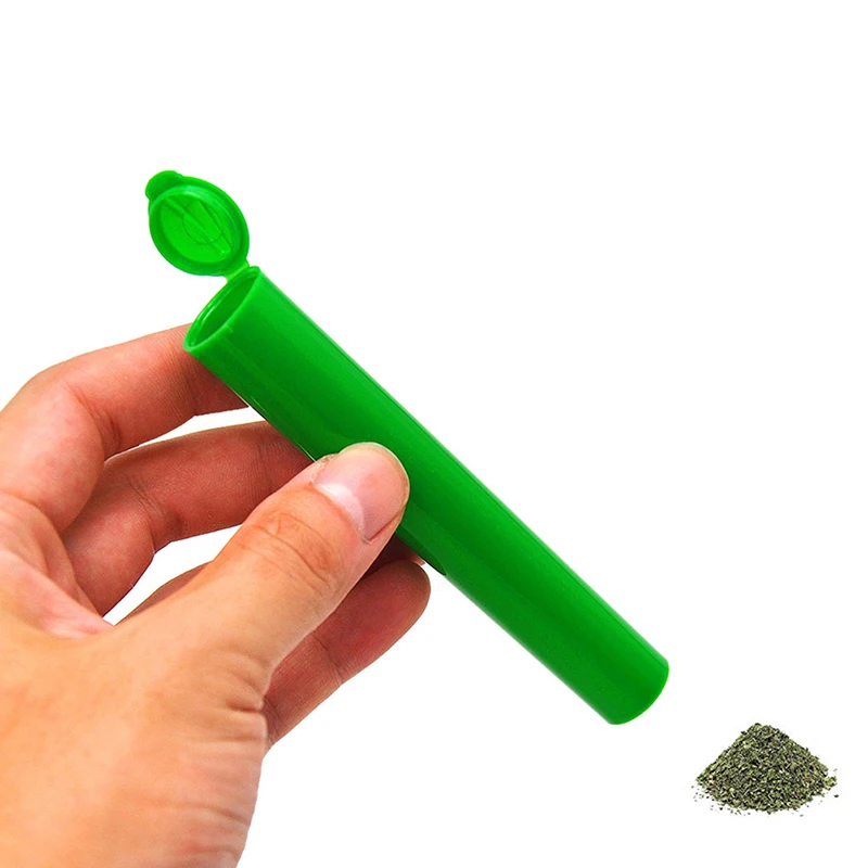 

100 Pcs 120mm Weed Storage Tube Pill Box Stash Jar Holder Storage Cones Holder Airtight Waterproof Pill Box Smoking Accessories