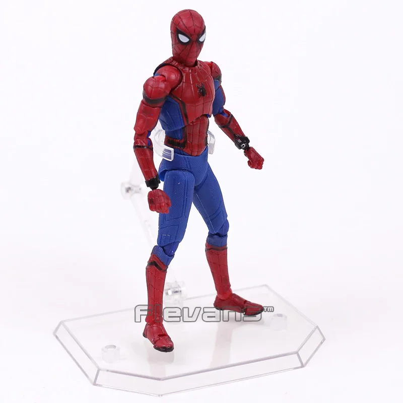 MAFEX047 Mafex Человек паук Питер Паркер возвращение домой Ver. ПВХ экшн фигурка