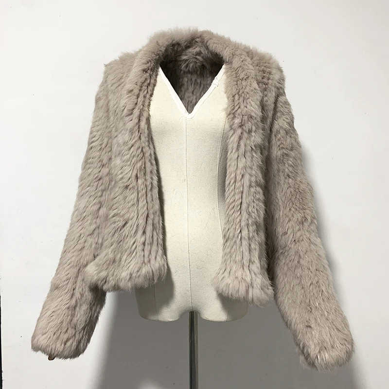 Rf2037 Cusomized плюс размер 3XL 4XL трикотажная открытая стежка из натурального меха