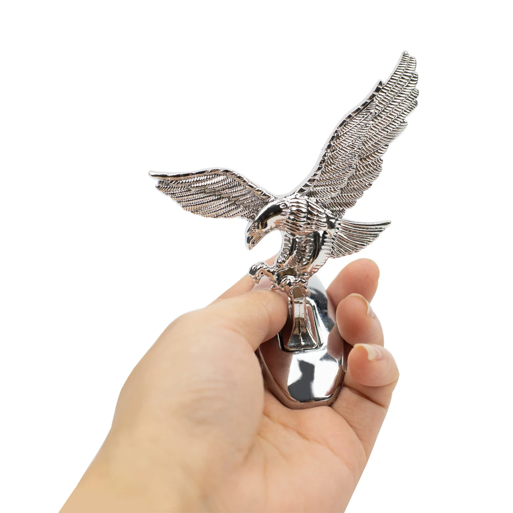 Car Front Cover Chrome Hood Ornament Badge 3D Emblem Angel Eagle For Auto | Автомобили и мотоциклы