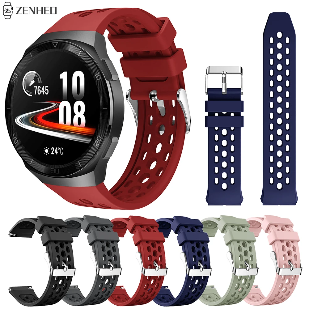 

For Huawei Watch GT2e Silicone Band Strap Replacement 22mm Watchband for Huawei Watch GT2e GT 2E Smart Watch Band