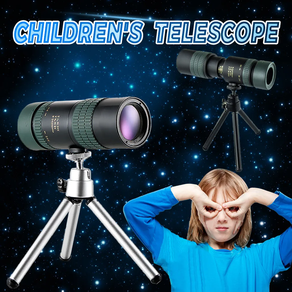 8 24*30 Монокуляры непрерывного зума высокой мощности HD Детские Портативные