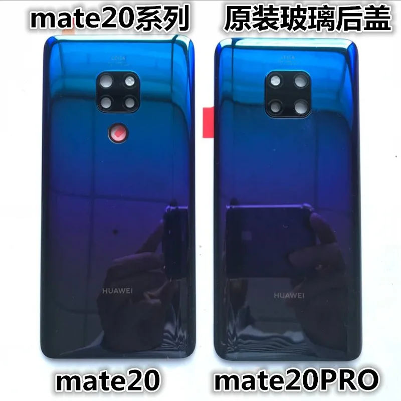 

For Huawei Mate 20 Pro LYA-L09 LYA-L29 Dual SIM LYA-L0C Glass Battery Cover Back Cover Housing Case With Camera for mate 20