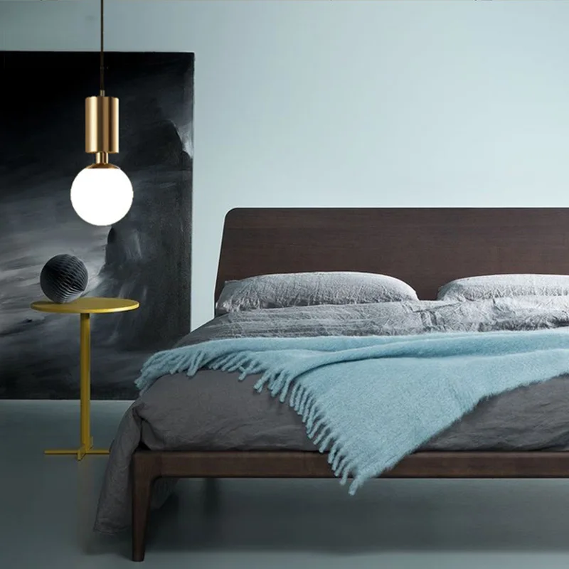 Скандинавский арт в стиле минимализма светодиодные стеклянные подвесные