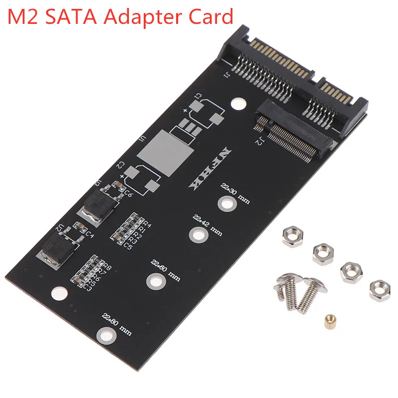 1pcs High Efficiency M.2 Nvme Ssd Convert Adapter Card Nvme/ahci Upgraded Kit For Sata Revision I/ii/iii (1.5/3.0/6.0 Gbps) 1set efficiency m 2 ssd convert adapter card ahci ssd upgraded kit for revision 1 5 3 0 6 0 gbps ngff