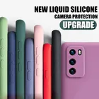 Чехол для Redmi Note 9 9 s Pro Max 8 7 K30 X10 Pro, жидкий силиконовый чехол для Xiaomi Note 10 Lite 9 SE 8 Lite, Защитные чехлы для объектива