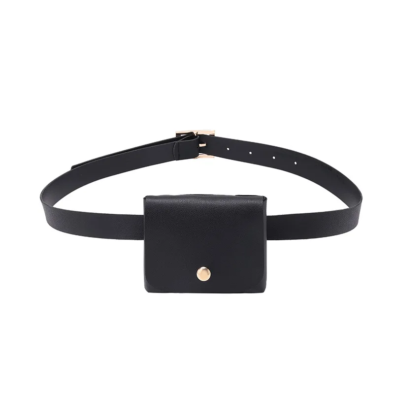 

Fanny Packs for Women Fashionable Coin Purse Belt Bag Female Luxury Money Bags Leather Waist Bag Belt Pouch monederos para mujer