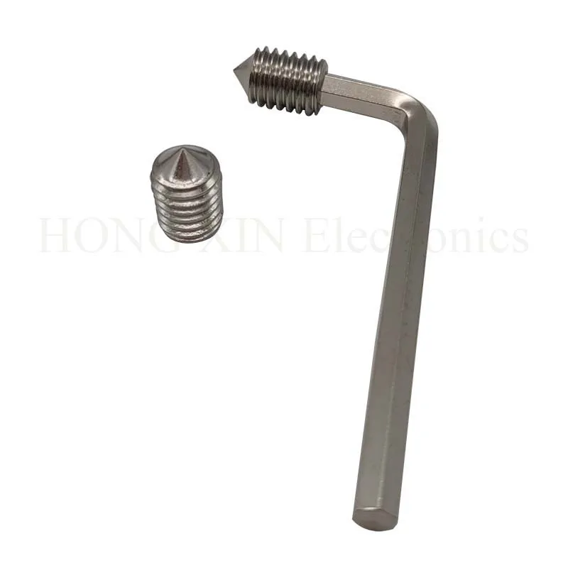 Купить 260pcs Hex hexagon socket cone point set screw assortment kit M3 M4 M5 M6 M8 stainless