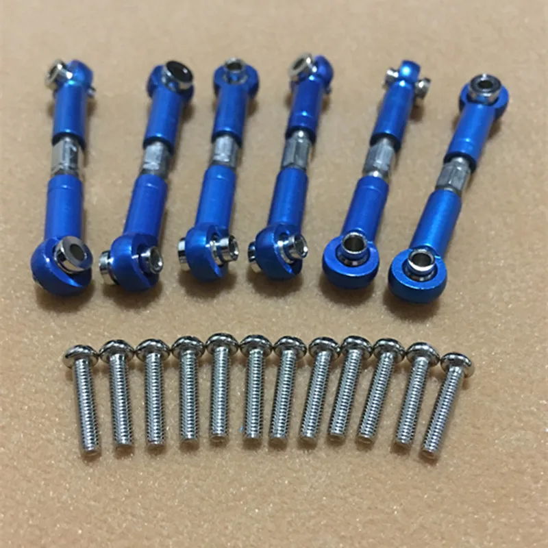 6 шт. регулируемый металлический Тяговый стержень передний/задний сервопривод