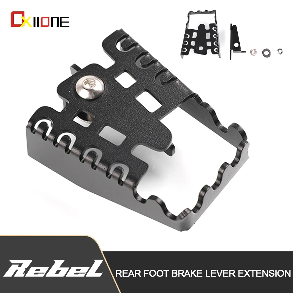 

For Honda Rebel CMX 300 500 Rebel CMX300 CMX500 300 500 2017 2018 2019 2020 2021 Rear Brake Pedal Enlarge Extension Extender