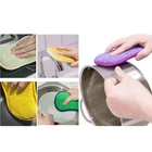 4 шт., губки из микрофибры для мытья посуды