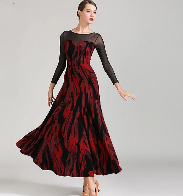 Новинка для участия в конкурсах бального танца платье Танцы бальное вальса