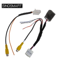 sinosmart c16 connection cable for hyundai ix25 kia k4 reversing camera to oem monitor without damaging the car wiring