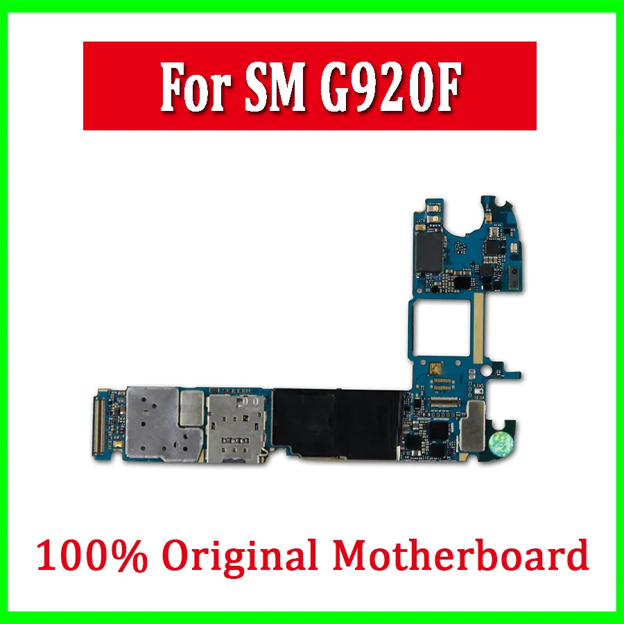 Европейская версия 32 ГБ для Samsung Galaxy S6 G920F материнская плата 100% оригинальная