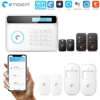etiger s4 plus tuya smart wifigsm security motion detector home smart sms alarm system home alarm
