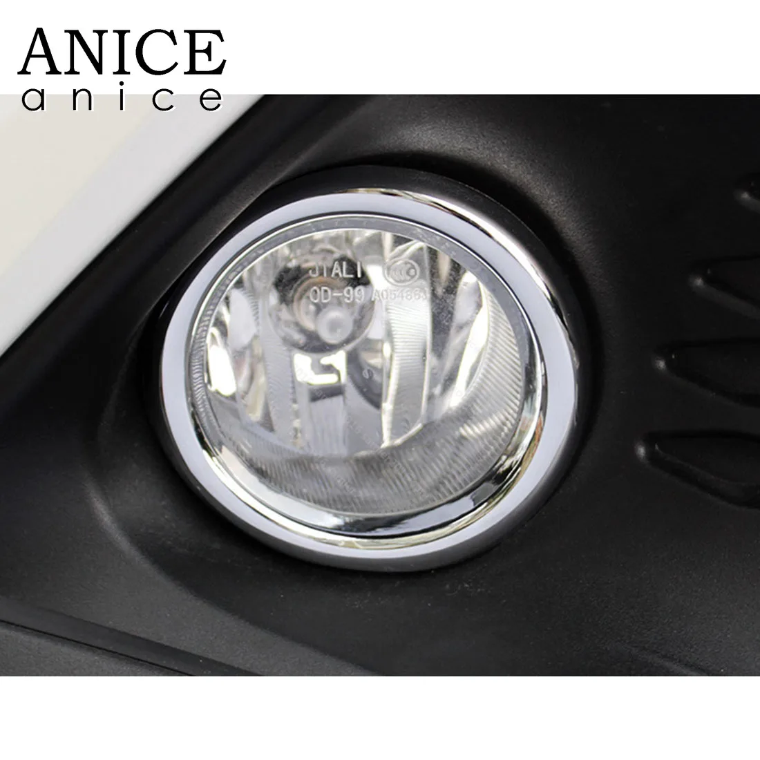 

2pc Carbon fiber color Front Fog Light Lamp Cover Trim For toyota C-HR CHR