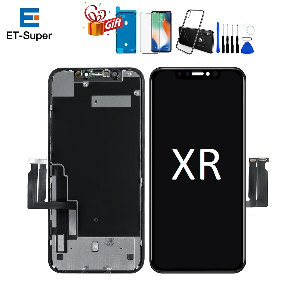 Оригинальный ЖК экран для iPhone XR дисплей A2105 A1984 A2108 A2106 Идеальный 3D сенсорный