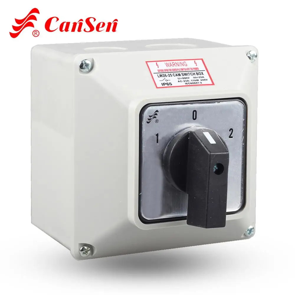 CANSEN LW26 25 CA20 Ith 25A поворотный кулачковый переключатель 1 0 2 4 полюса с большим