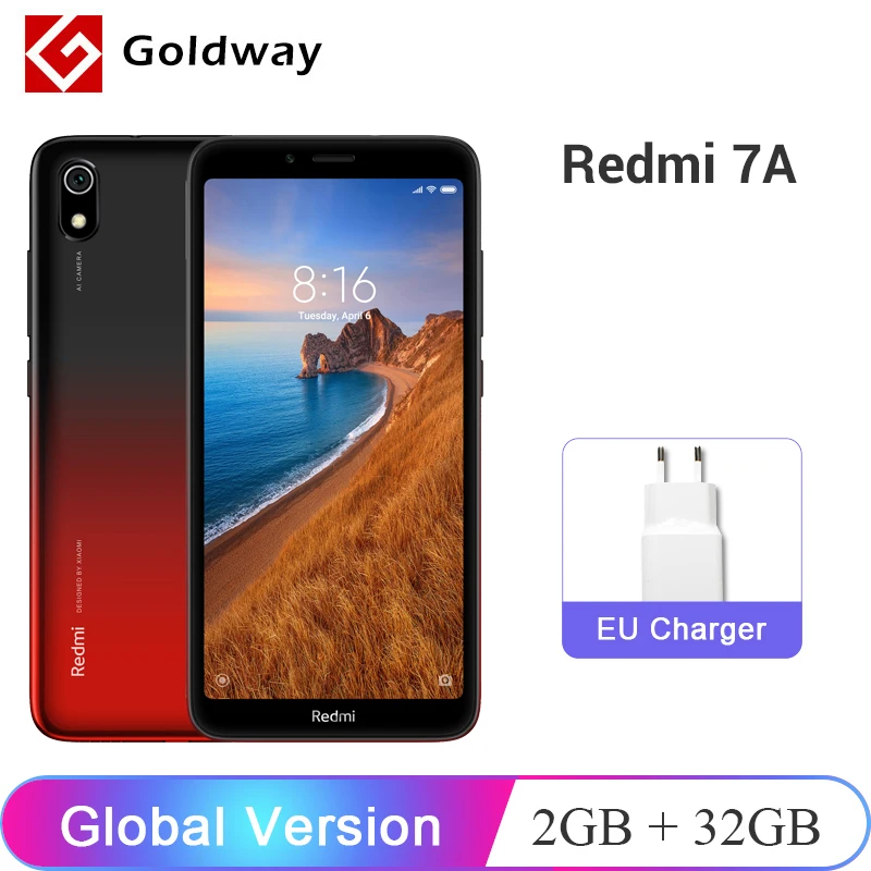 Глобальная версия смартфона Xiaomi Redmi 7A 2 Гб ОЗУ 32 ПЗУ Snapdargon 439 5 45 дюйма