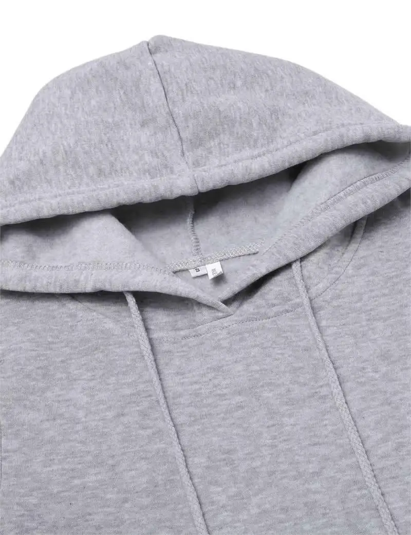 

Dog Heartbeat Women Loose Long Hoodie Casual Color Hooded Sweatshirts Student's Autumn Winter Baggy Pullover Sweatshirt Dress