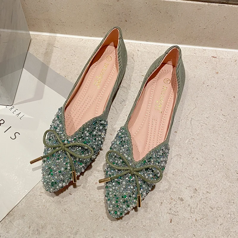 

Shoes Woman 2021 Shallow Mouth Slip-on Pointed Toe Female Footwear Modis Casual Sneaker New Slip On Boat Dress Cute Moccasin Rub