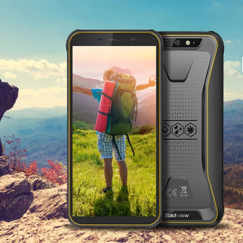 

Global Version Blackview BV5500 Plus Rugged Smartphone IP68 Waterproof 3GB+32GB Android 10.0 OS 5.5" Screen 4400mAh 4GLTE Phone