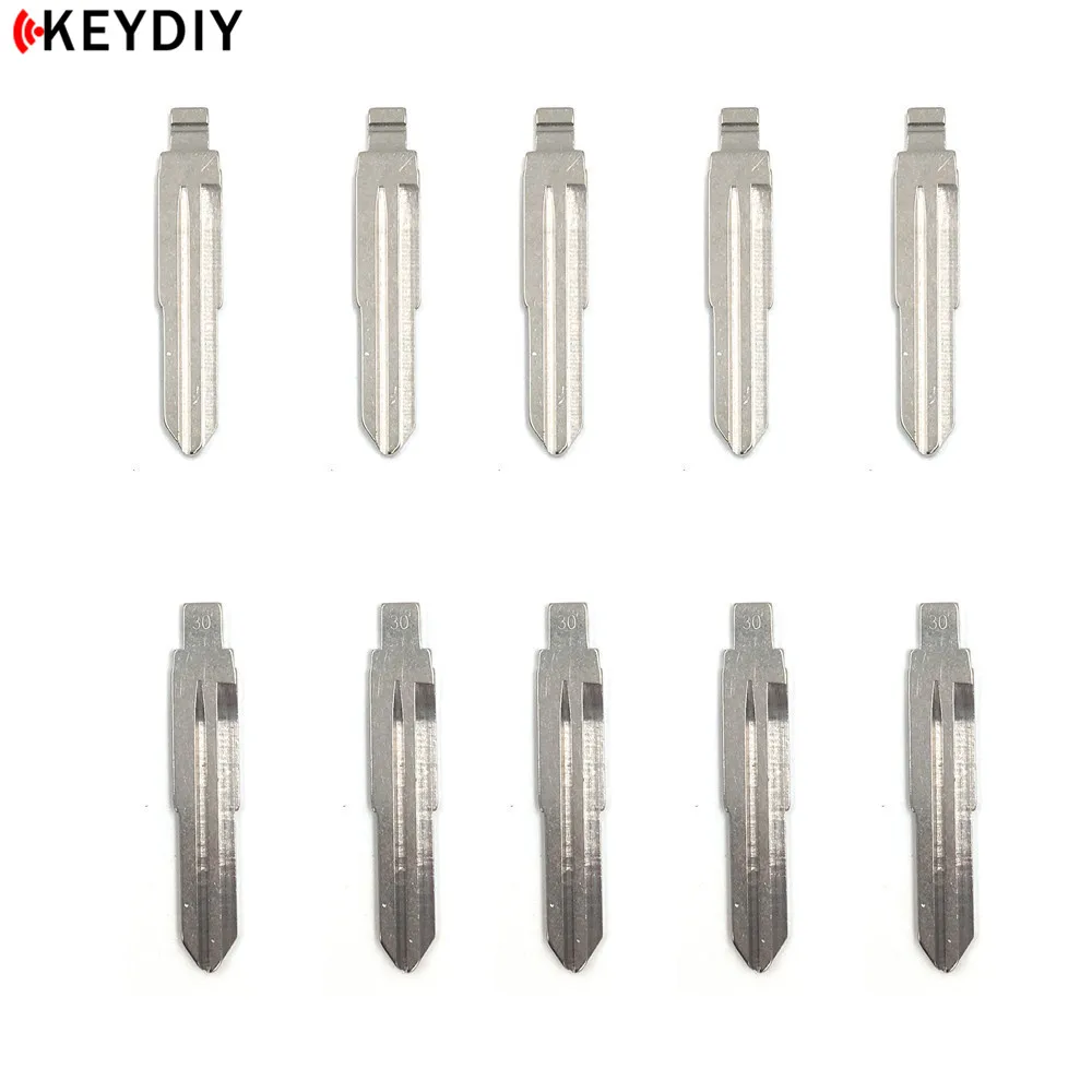 KEYDIY 10 шт./лот металлический пустой откидной ключ KD с дистанционным лезвием типа #30