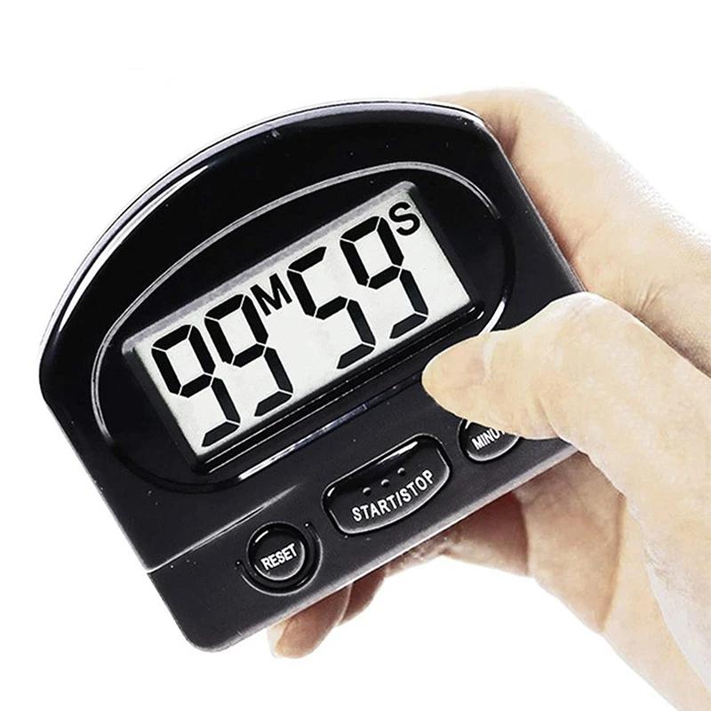 2 шт. кухонные Таймеры с большим ЖК-экраном цифровой таймер приготовления пищи