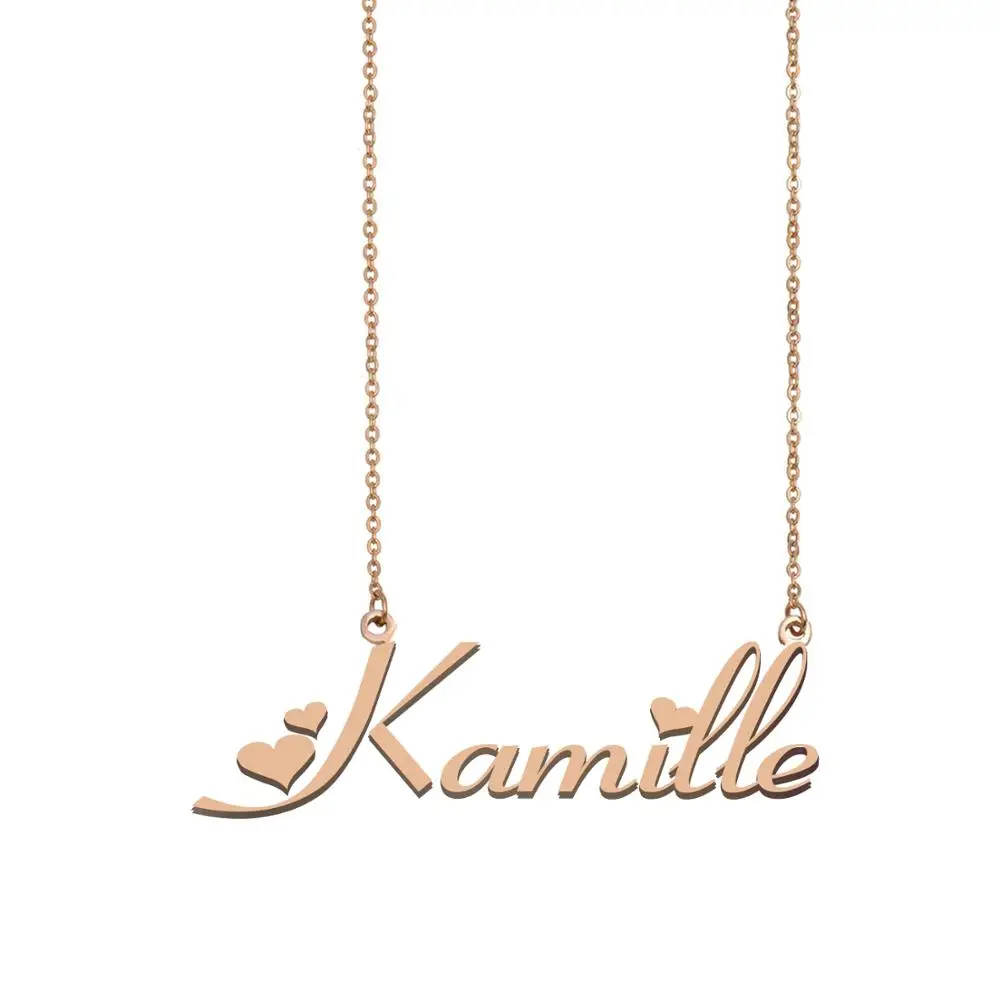 

Kamille Name Necklace , Custom Name Necklace for Women Girls Best Friends Birthday Wedding Christmas Mother Days Gift