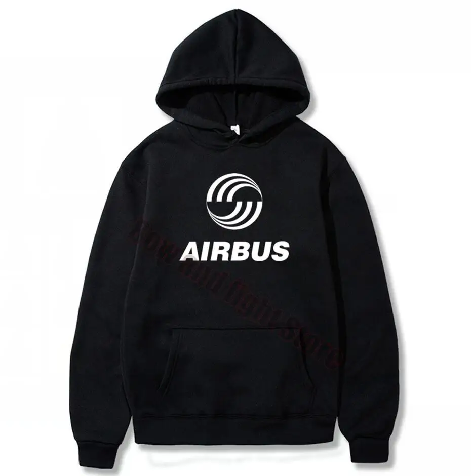 

AIRBUS aviation Black Fashion Brand Men's Hoodies Spring Autumn Male Casual Sweatshirts Men and Women Sweatshirt Hoody Tops