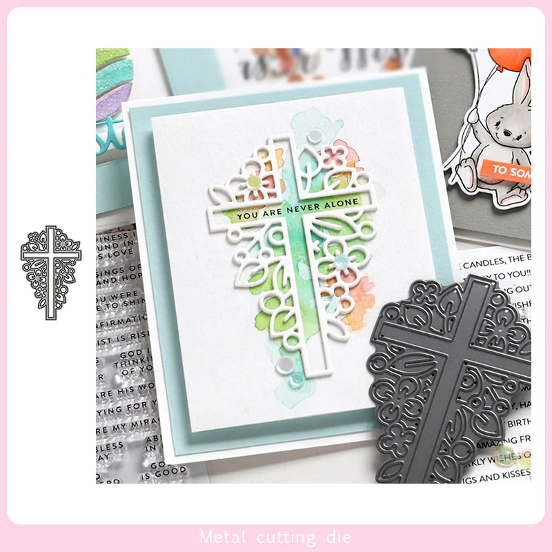 Металлические Вырубные штампы с перекрестными кружевами для сделай сам