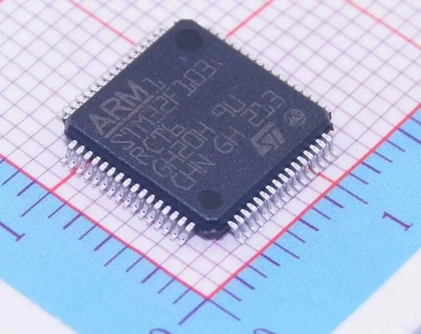 1PCS-1Fot STM32F103RBT6 импортные LQFP64 128K флэш-память 32-битный микроконтроллер | Электронные