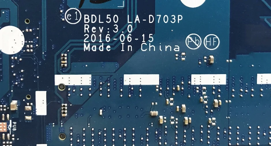 

KEFU BDL50 LA-D703P original mainboard for HP 15-AY 15-AC with I3-5005U Laptop motherboard 854941-601