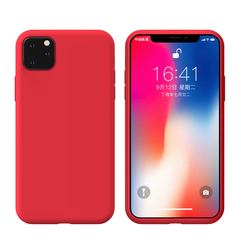Силиконовый чехол для iPhone 11 Pro Max XS XR X max 6 6s 7 8 plus|Бамперы| |