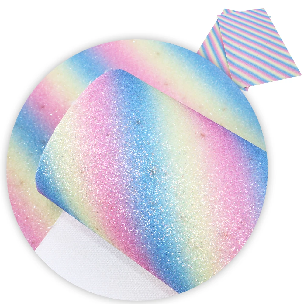 Аксессуары David 20*33 см блестящая Радужная Синтетическая кожа пэчворк для волос