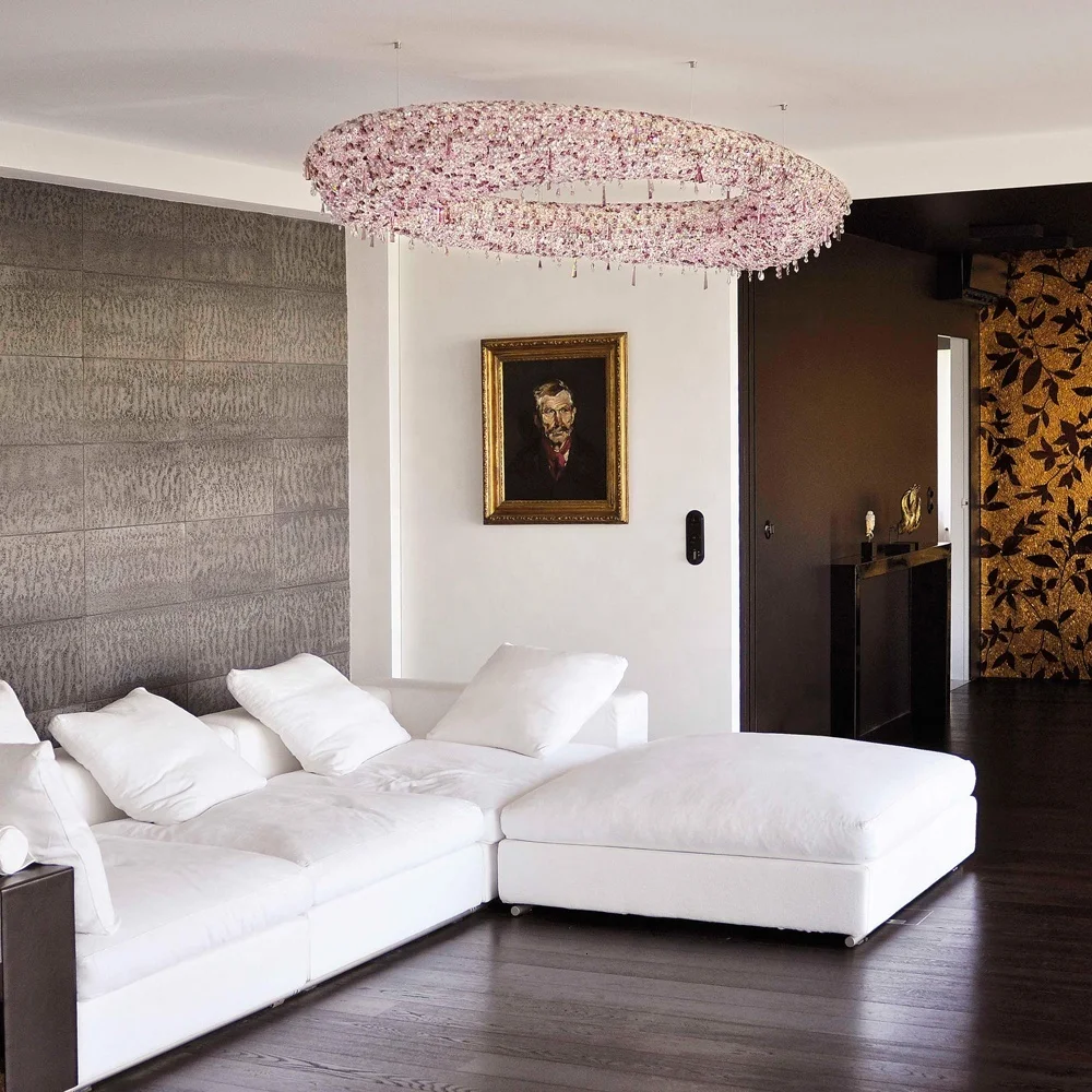 Художественное украшение на заказ проектная хрустальная люстра модный