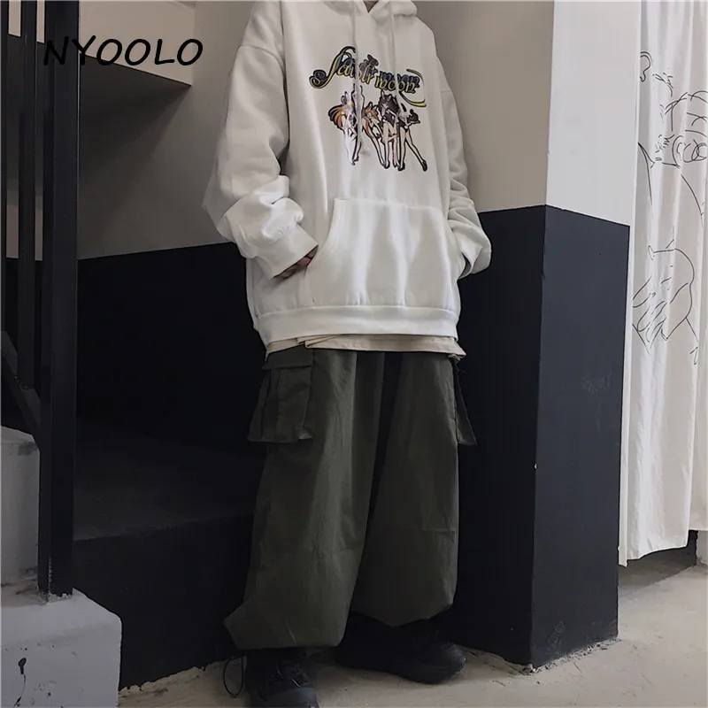NYOOLO Harajuku мультфильм Сейлор Мун с буквенным принтом свободные теплые толстовки зимние уличные пуловеры с капюшоном флисовая Толстовка для женщин и мужчин