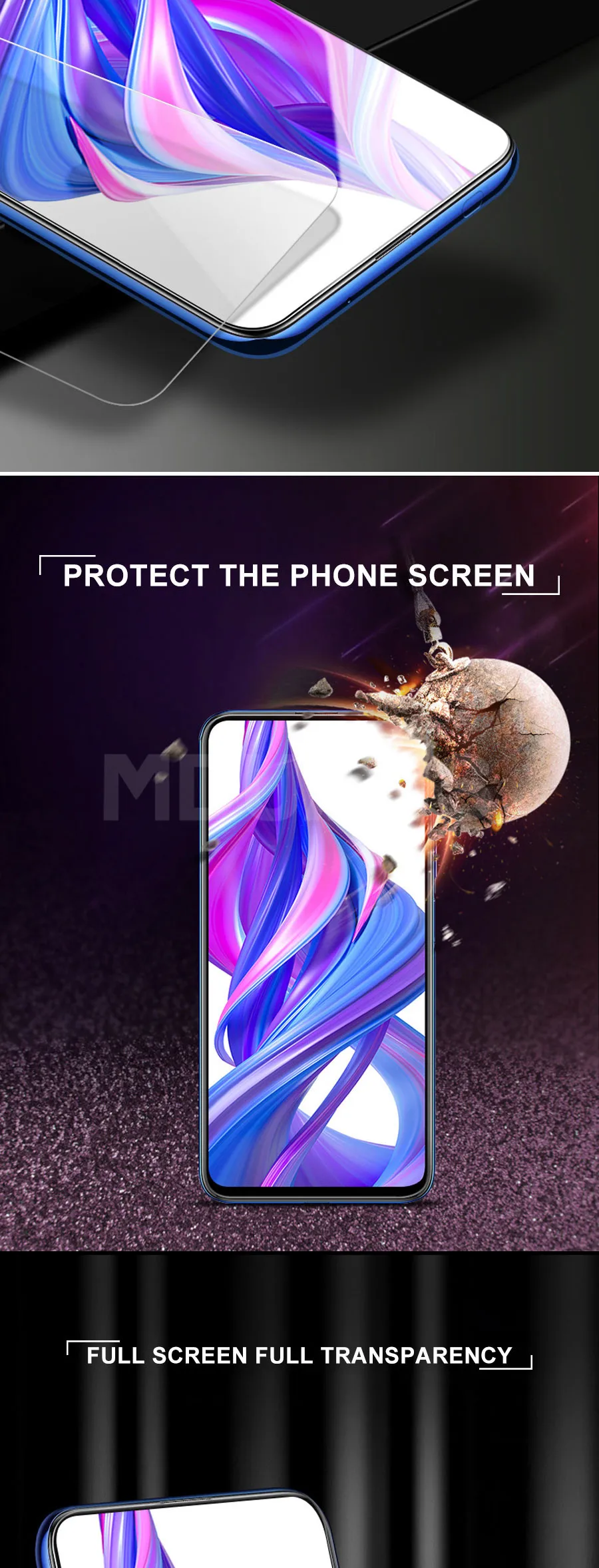 9H Защитное стекло для Huawi Honor 9X8X20 9i 10i 20i 8A 8C V20 V10 V9 Play закаленное защитное стекло для экрана