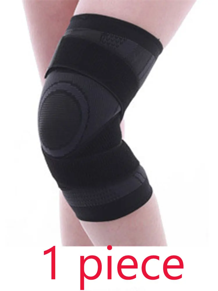 black with strap Кинезио тейп тейпы спортивный тейпирование ленты кинезиология Компрессионная поддержка коленчатого рукава-для боли в суставах и помощь при артрите Улучшенная циркуляционная компрессионная одежда в любом месте - Цвет: black with strap