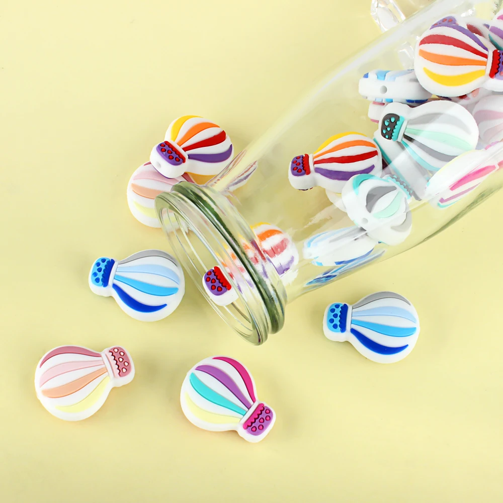 

Бусины из пищевого силикона для прорезывания зубов, 30/50/100/200 шт.