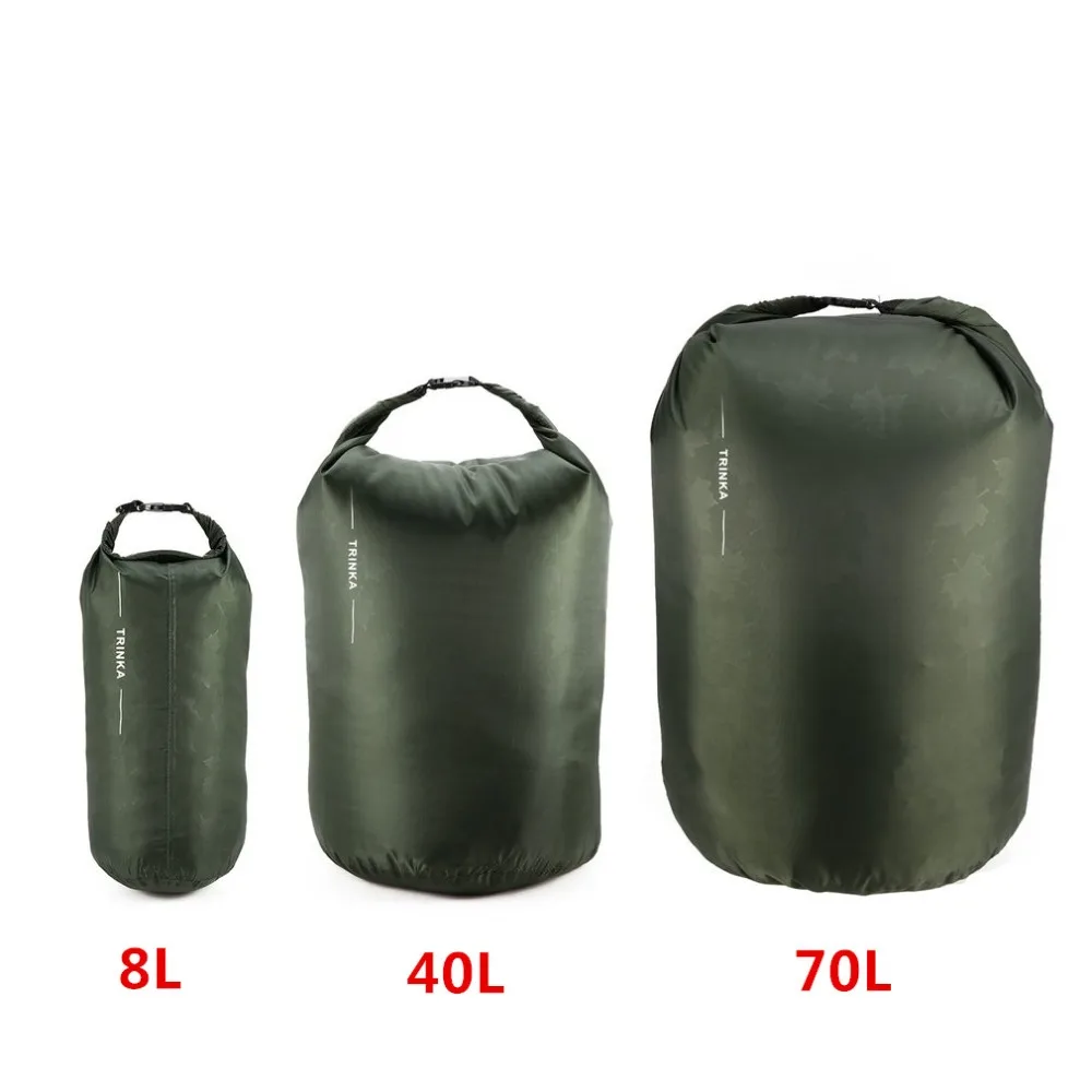 

NEW 8L 40L 70L Portable Swimming Bag Waterproof Dry Bag Sack Storage Pouch Bag for Camping Hiking Swimming Trekking Boating Use