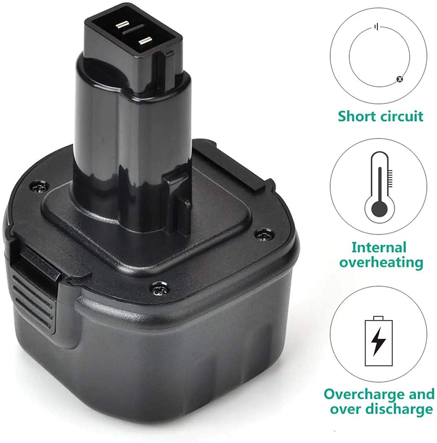 3600mAh for Dewalt 9.6V Battery DW9062 Battery Replacement for DEWALT 9.6V Battery NI-MH, DW9061 DW9062 DE9036 DE9062 DW9614