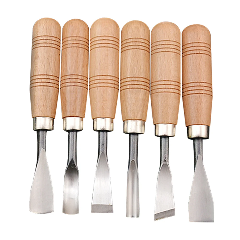 6 шт./компл. Прочные ручные деревообрабатывающие плотники ручная резьба по дереву