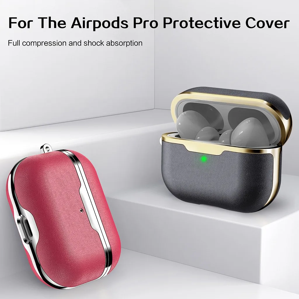 ТПУ силиконовый чехол для AirPods Pro беспроводные Bluetooth наушники защитный 2019 мягкая