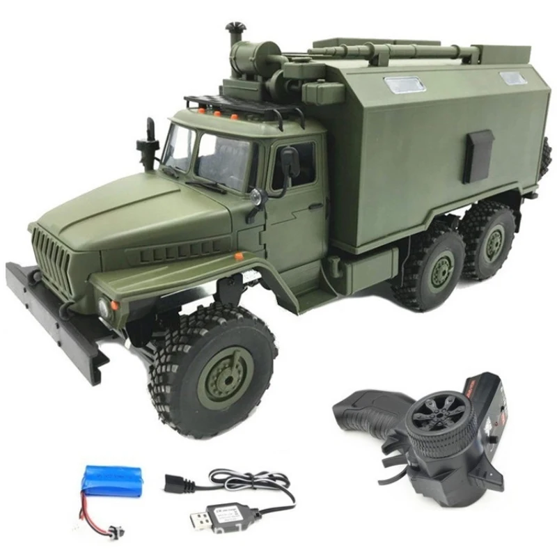 R/C военный грузовик B-3 советская Урал командная машина 2 4G RC автомобиль со