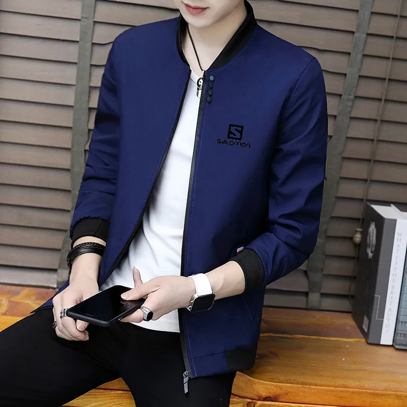 Мужская куртка новинка 2019 мужская бейсбольная со стоячим воротником модная